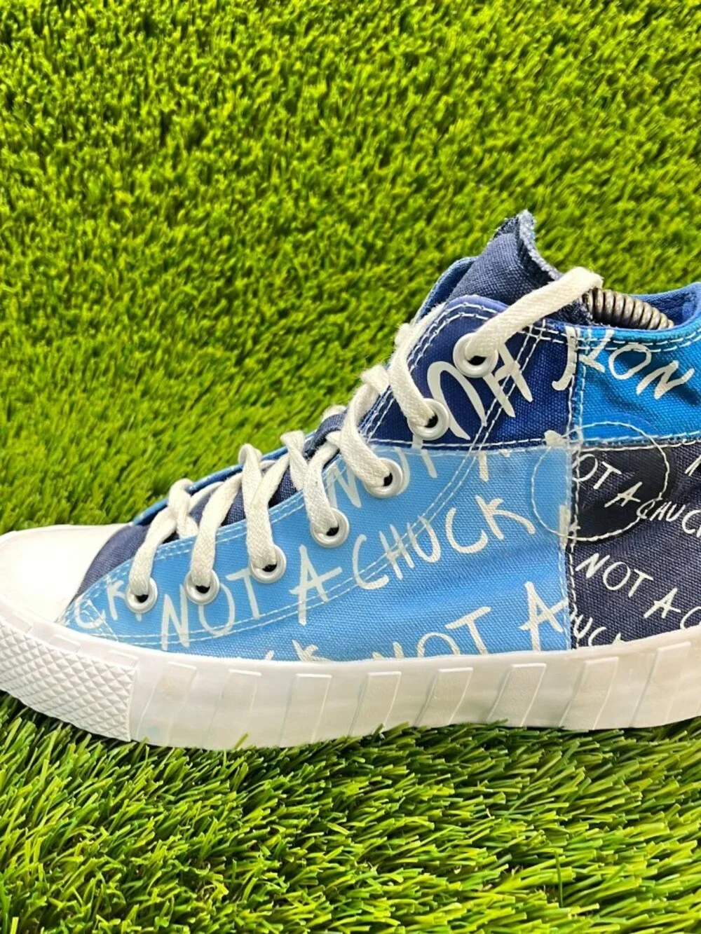 Converse UNT1TL3D High Not a Chuck Boys Size 4Y Blue Athletic Shoes Sneakers